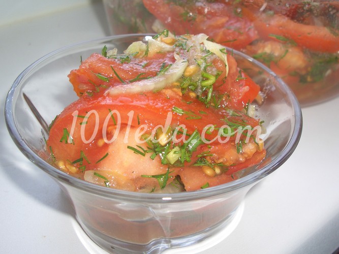 Салат из томатов Сладуница: рецепт с пошаговым фото