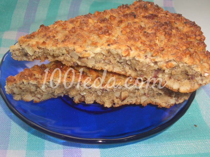Овсяно-арахисовый пирог Каприз: рецепт с пошаговым фото