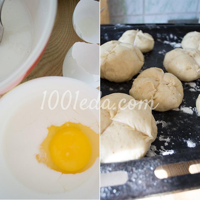 Ароматные пасхальные булочки кросс-банс: рецепт с пошаговым фото - Шаг №17