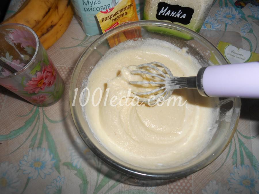 Банановый пирог из рисовой муки Петушок: рецепт с пошаговым фото - Шаг №11