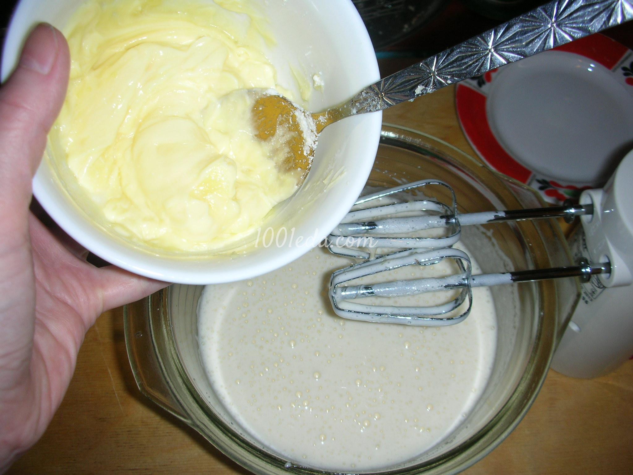 Бисквитный пирог Три вкуса в МВ: рецепт с пошаговым фото - Шаг №4