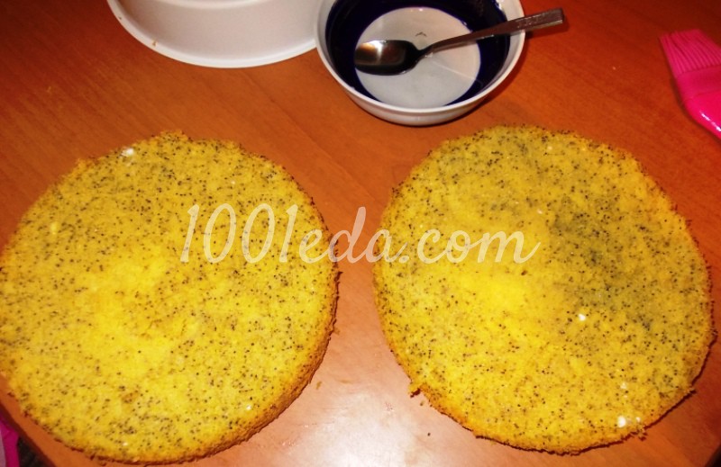 Бисквитный торт с маком в мультиварке: рецепт с пошаговым фото - Шаг №4
