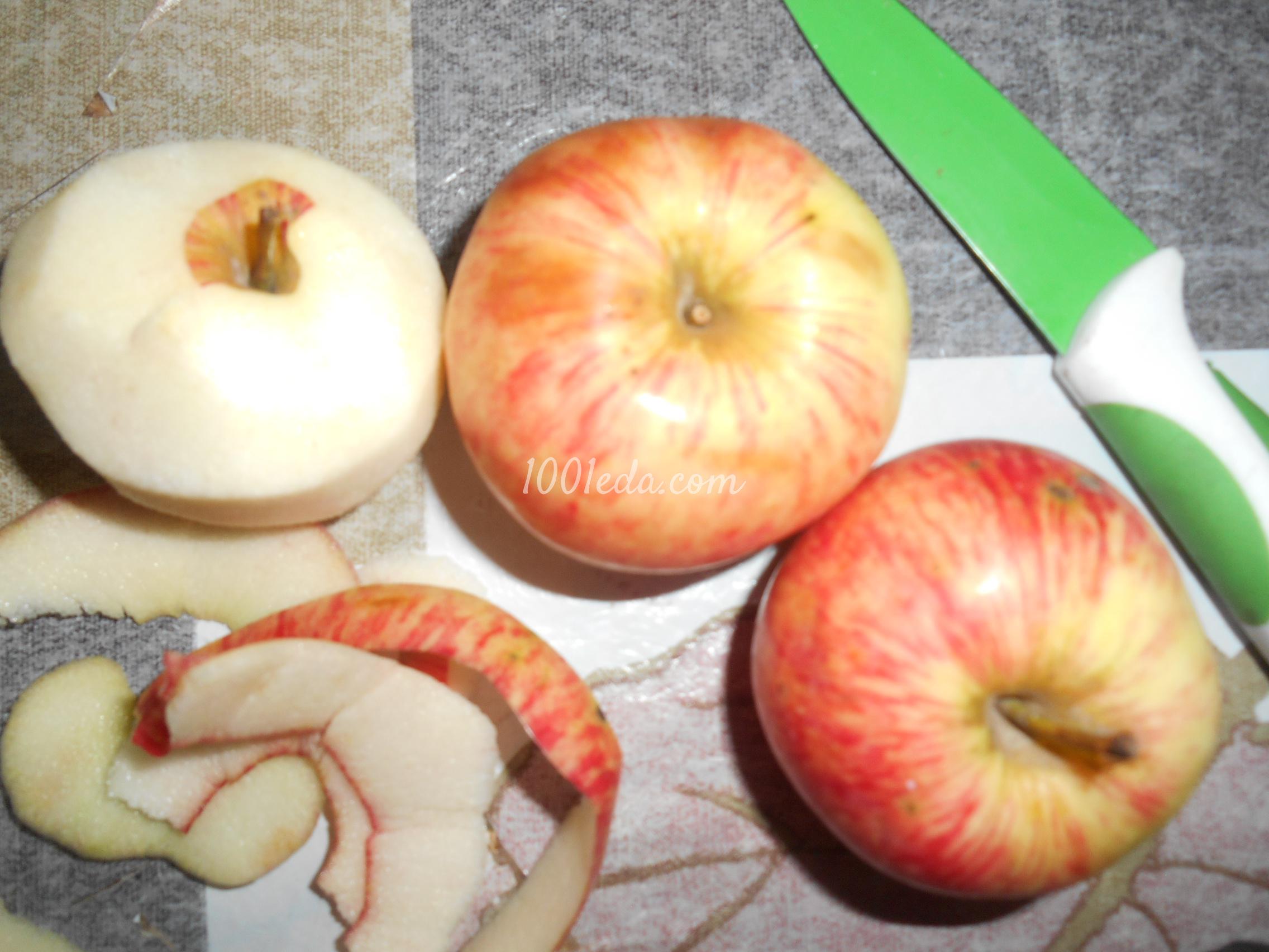 Блины заварные на кефире с яблоками: рецепт с пошаговым фото - Шаг №7