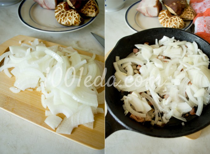 Борщ зеленый с черемшой и белыми грибами: рецепт с пошаговым фото - Шаг №6