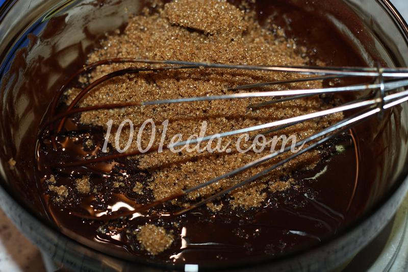 Брауни с арахисом, изюмом и сушеной клюквой: рецепт с пошаговыми фото - Шаг №2