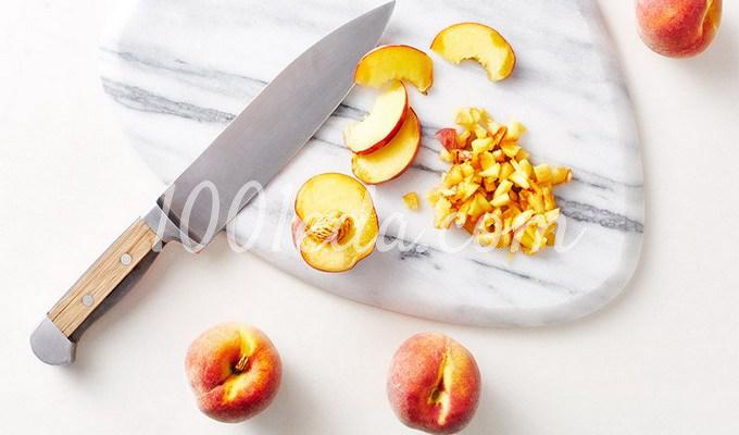 Быстрая тортилья с персиковой сальсой: рецепт с пошаговым фото - Шаг №1