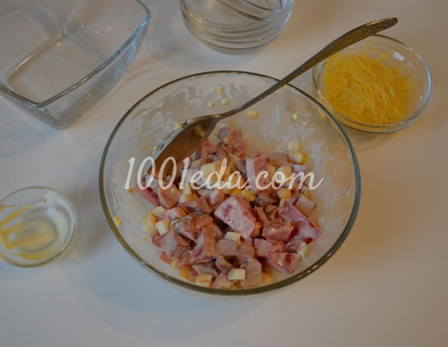 Быстрый и вкусный салат Сытный ужин: пошаговый с фото - Шаг №3 Быстрый и вкусный салат Сытный ужин: пошаговый с фото - Шаг №3