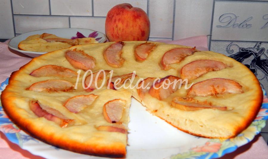 Быстрый персиковый пирог: рецепт с пошаговым фото - Шаг №4