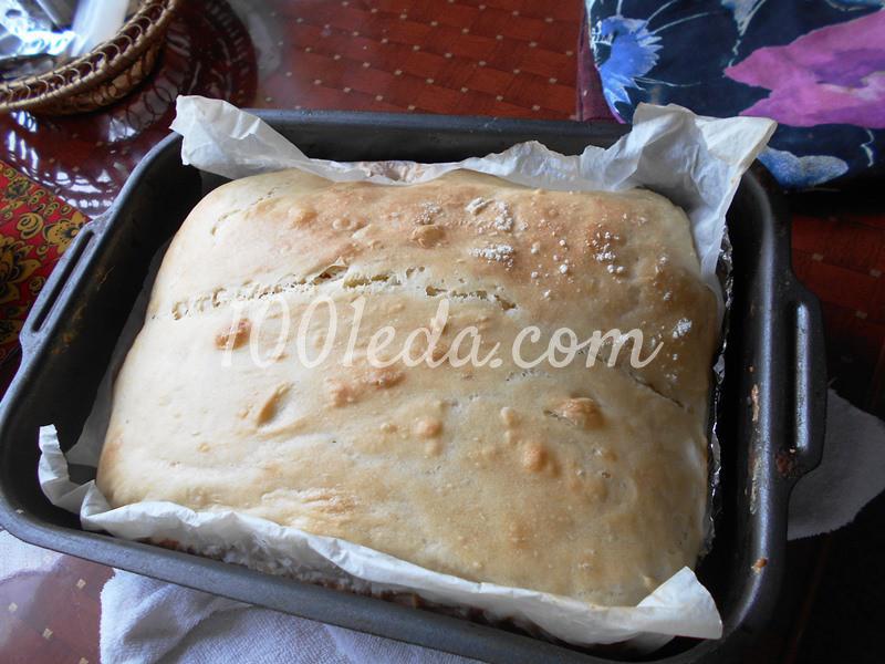 Чиабатта. Вкуснейший хлебушек: пошаговое фото - Шаг №5 Чиабатта. Вкуснейший хлебушек: пошаговое фото - Шаг №5