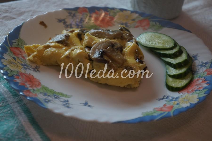 Омлет с грибами и луком: рецепт с пошаговым фото