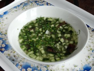 Грибная окрошка