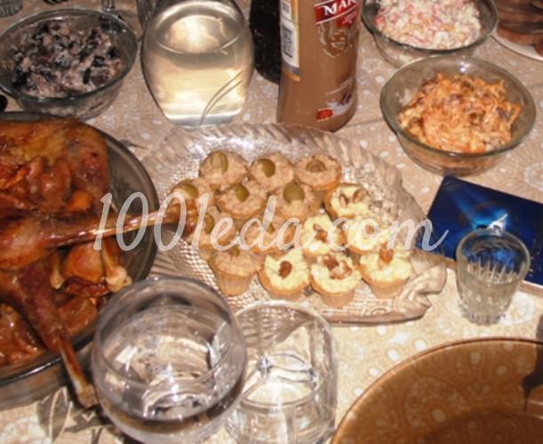 Закусочные тарталетки Ассорти к новогоднему столу