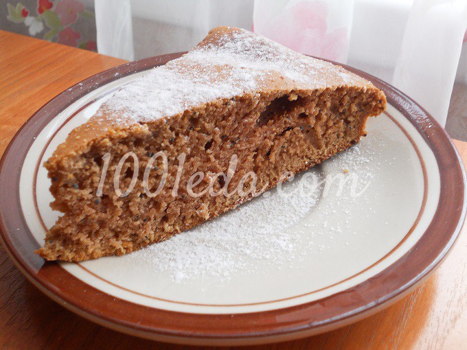 Простой шоколадный пирог с маком: рецепт с пошаговым фото