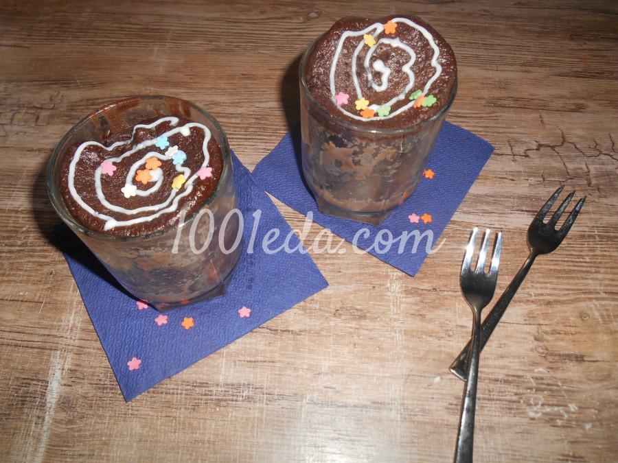 Шоколадные кексы за 5 минут в микроволновке
