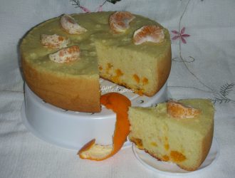 Мандариновая шарлотка в мультиварке: рецепт с пошаговым фото