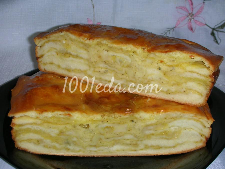 Пирог с сыром из сдобного дрожжевого теста: рецепт с пошаговым фото