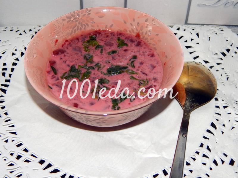 Свекольный суп-пюре: рецепт с пошаговым фото