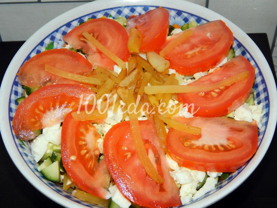 Овощной салат с жареным картофелем: рецепт с пошаговым фото