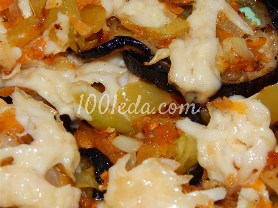 Запеченные бутербродики из баклажана с овощной зажаркой и сыром: рецепт с пошаговым фото