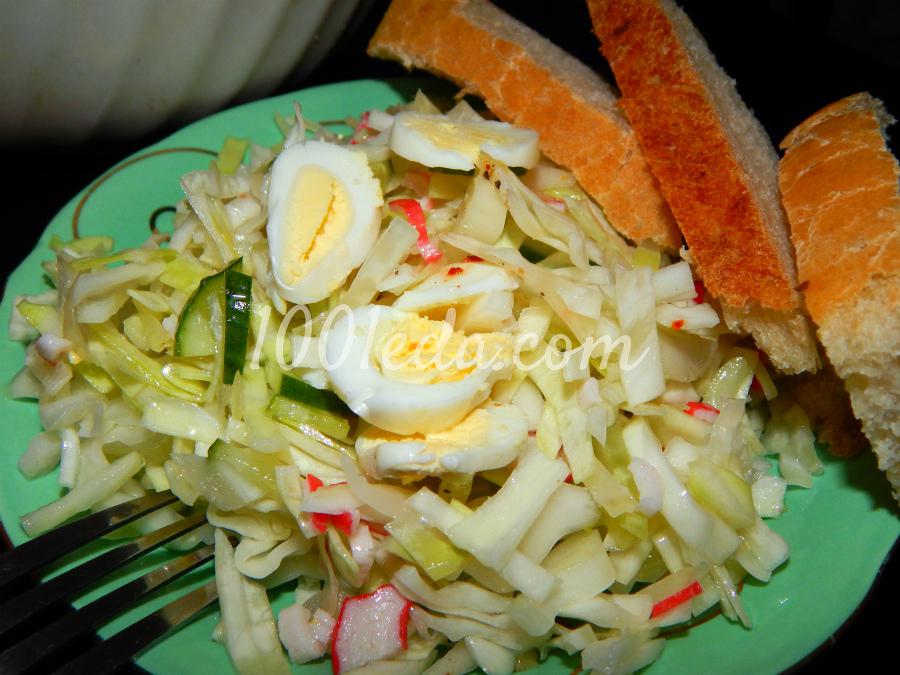 Овощной салат с крабовыми палочками и перепелиными яйцами: рецепт с пошаговым фото
