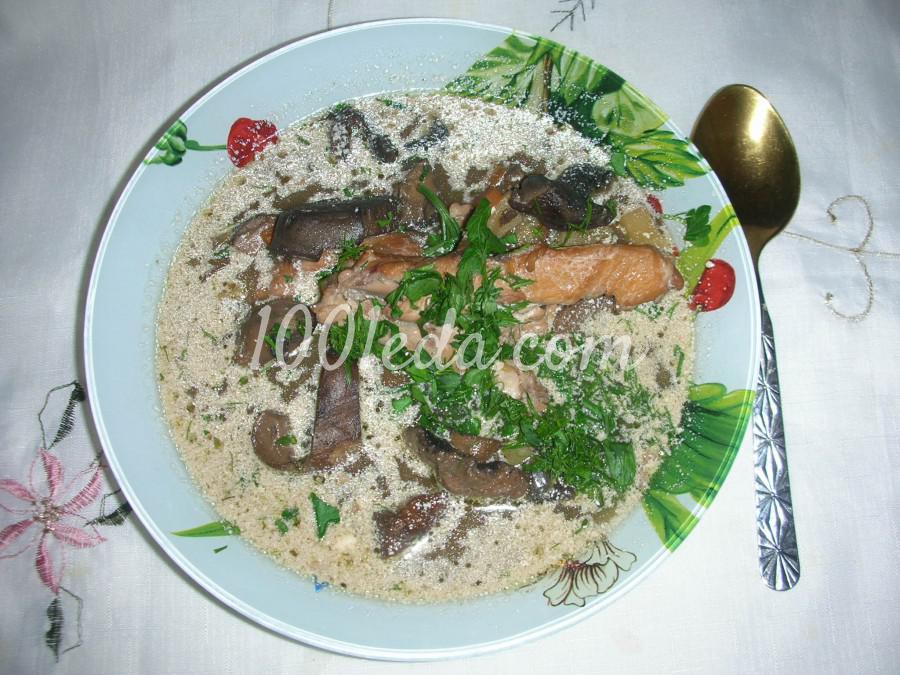 Грибной суп с индейкой: рецепт с пошаговым фото