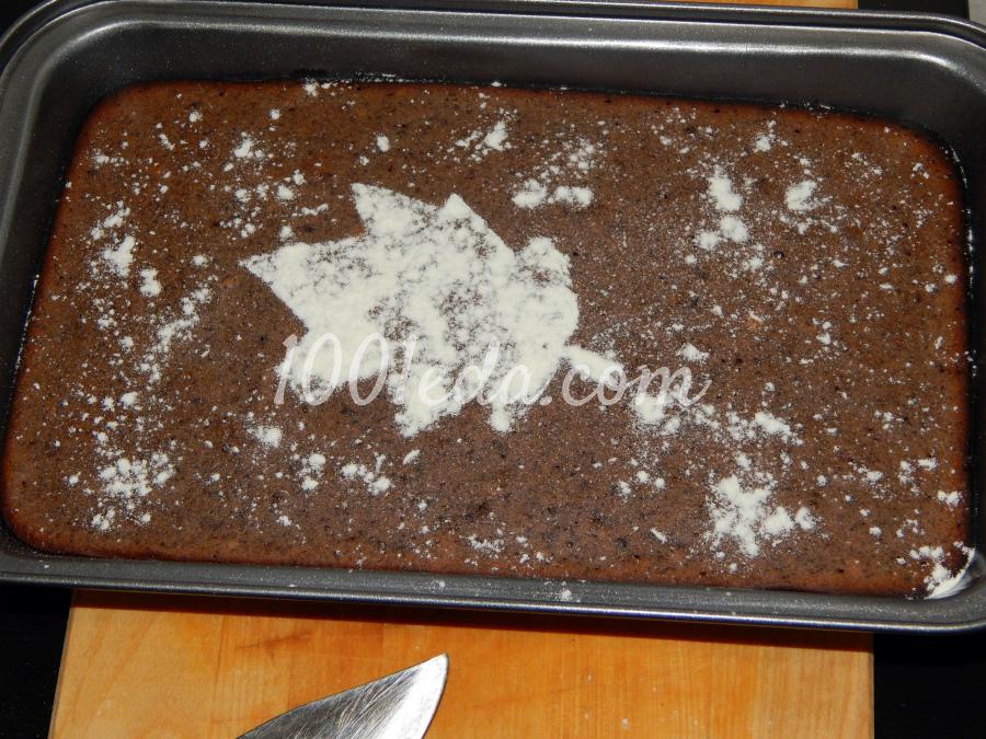 Черемуховый пирог без яиц Кленовый лист: рецепт с пошаговым фото