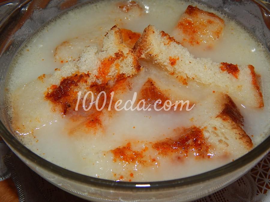 Сырный суп с фрикадельками и пикантными сухариками: рецепт с пошаговым фото