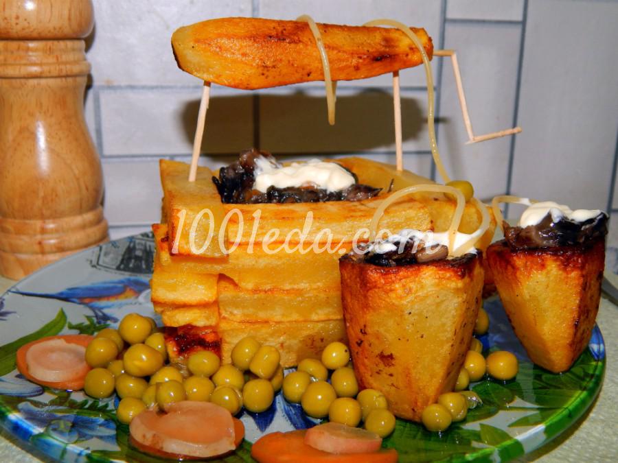 Горячее из картофеля и грибов Семейный колодец: рецепт с пошаговым фото