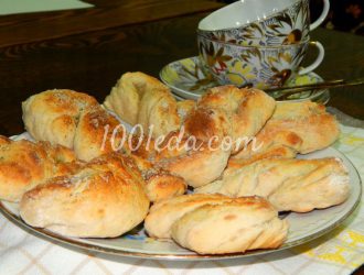 Булочки восьмерки с корицей