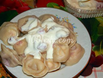 Вареники с малиной и творогом