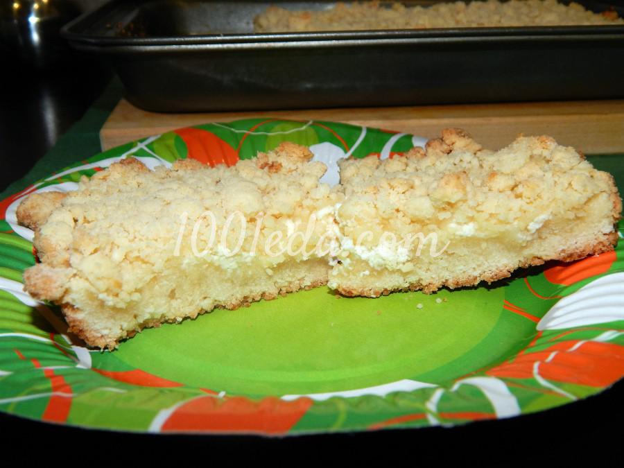 Тертый пирог с творогом: рецепт с пошаговым фото