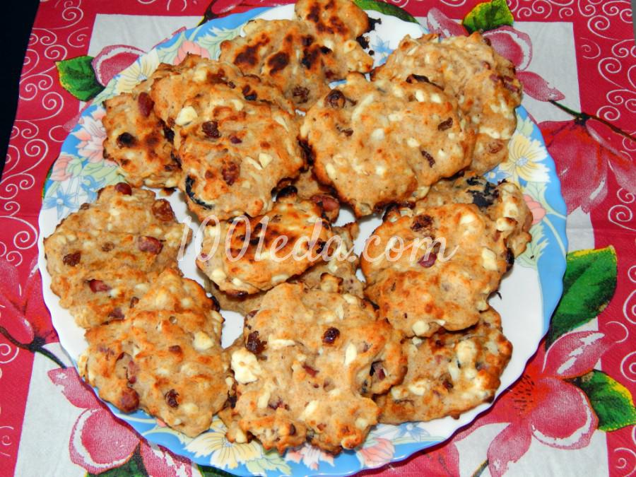 Полезное творожное печенье из цельнозерновой муки с сухофруктами и орехами: рецепт с пошаговым фото