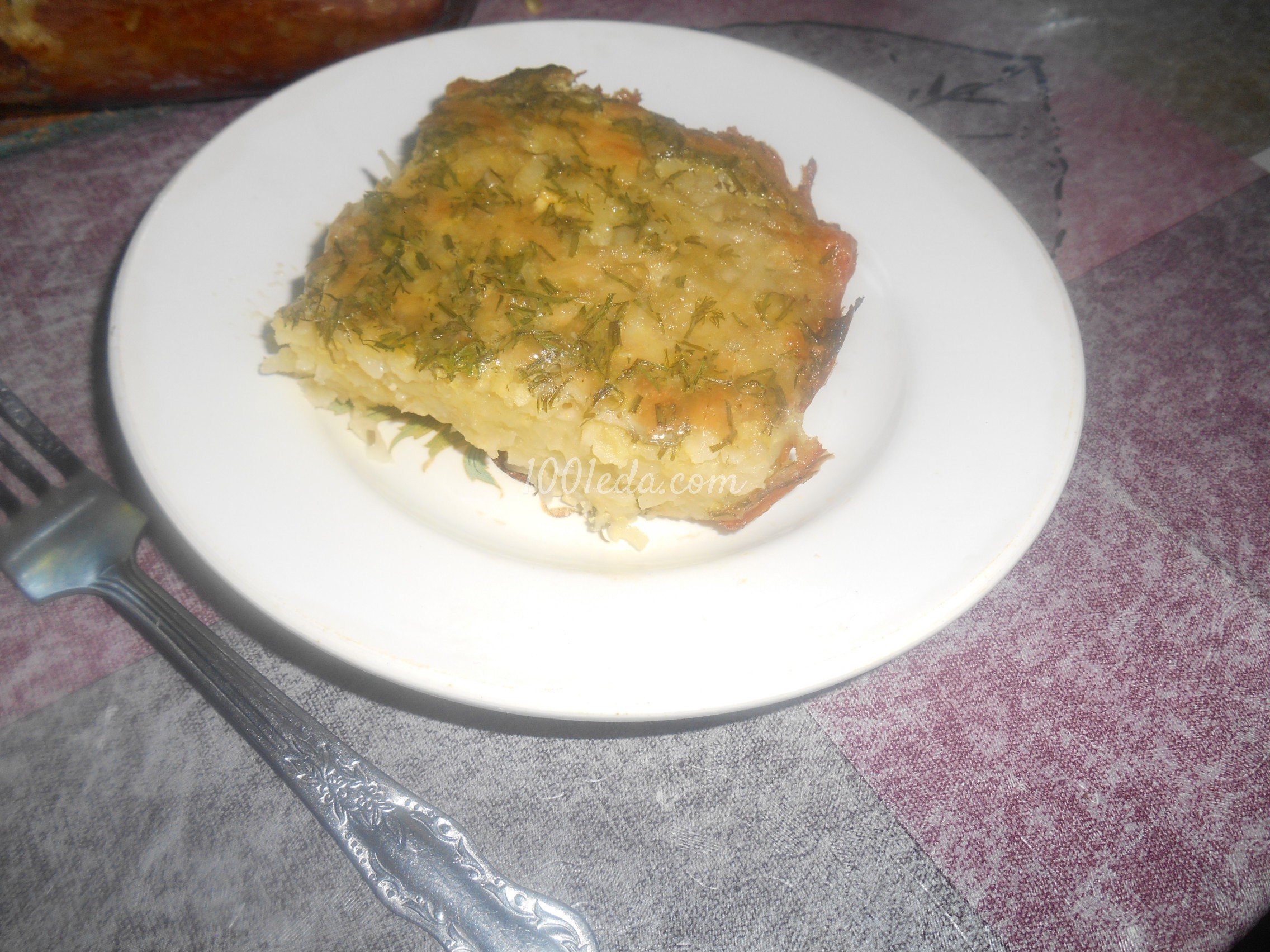 Запеканка из тертого картофеля с сыром, чесноком и зеленью: рецепт с пошаговым фото