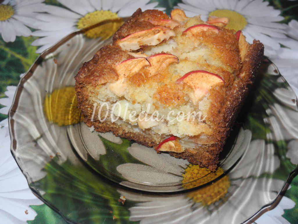 Кекс с яблоками и корицей: рецепт с пошаговым фото