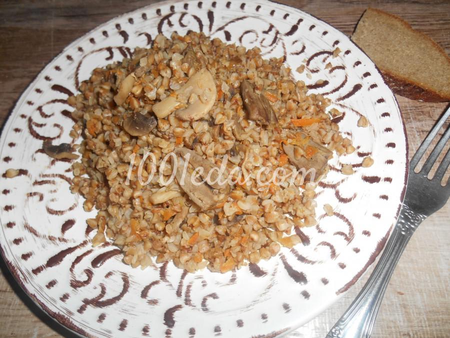 Вкусная гречка с куриными сердечками и грибами: рецепт с пошаговым фото