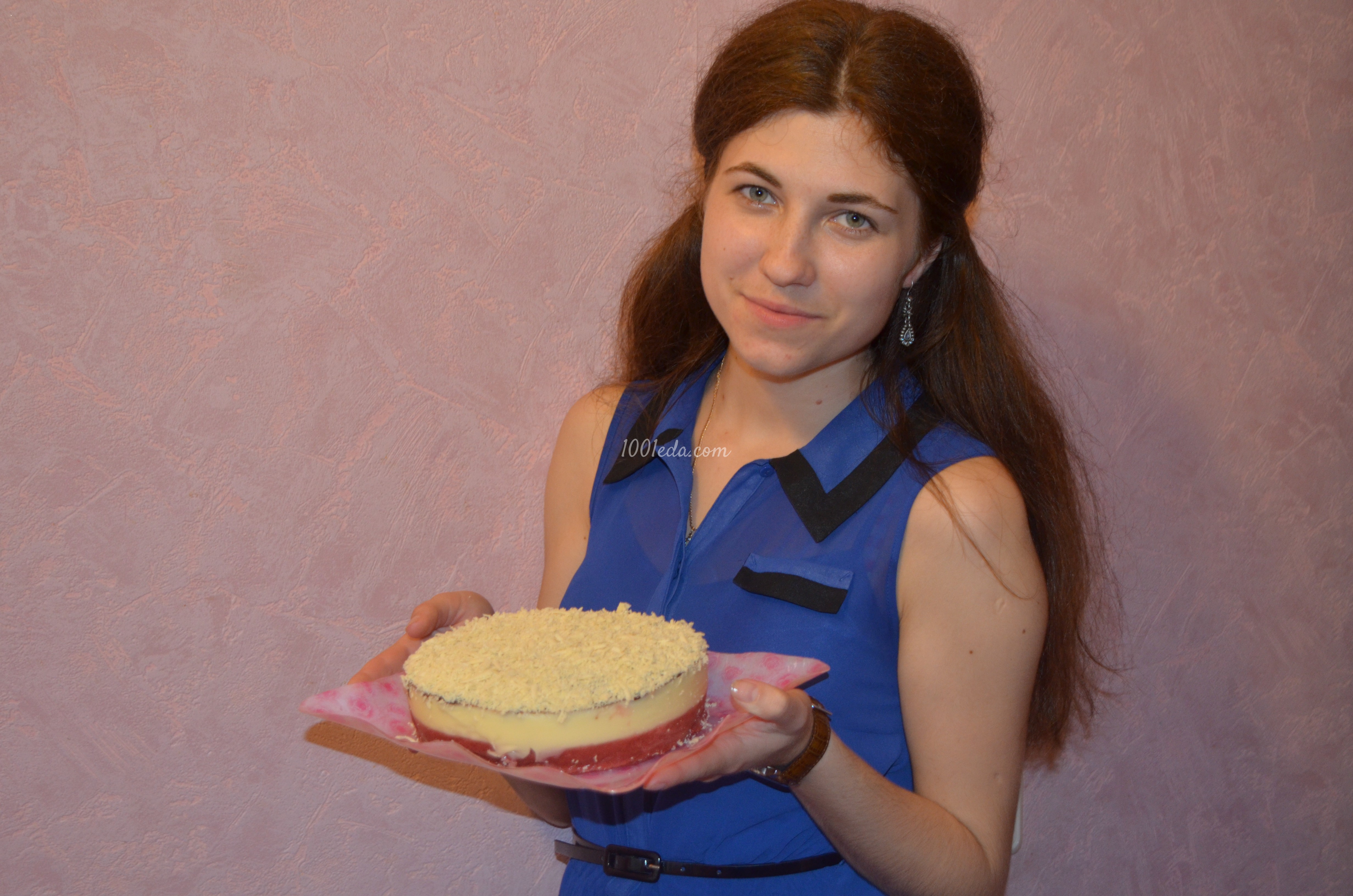 Торт-суфле Клубничная нежность: рецепт с пошаговым фото
