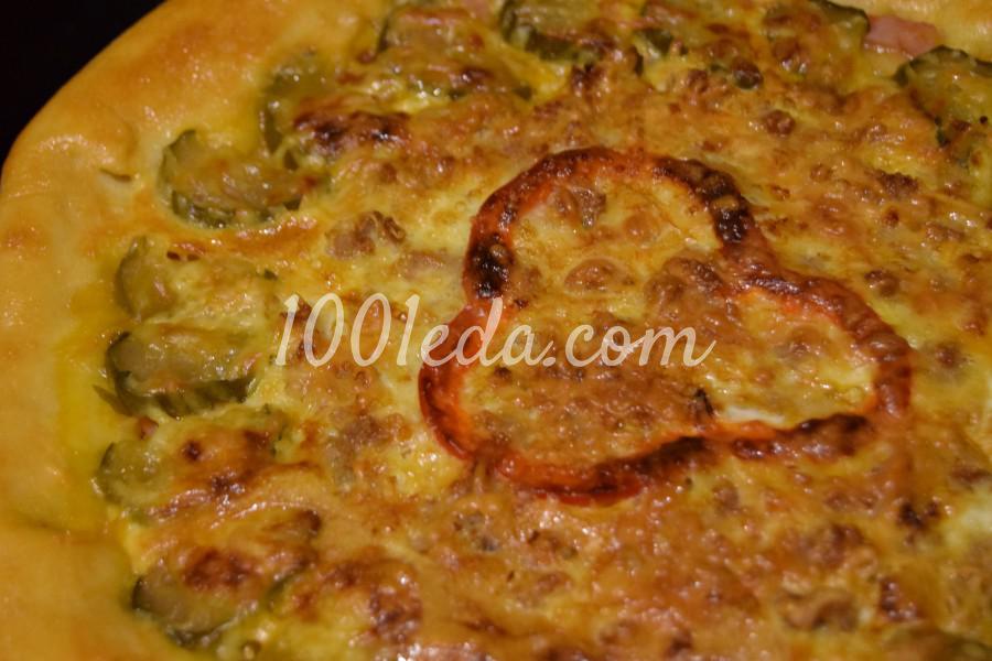 Сытная пицца с сырными бортами: рецепт с пошаговым фото