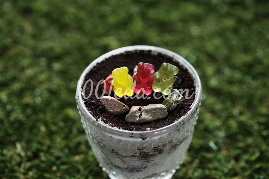 Детский десерт Цветочный горшочек : рецепт с пошаговым фото - Шаг №8