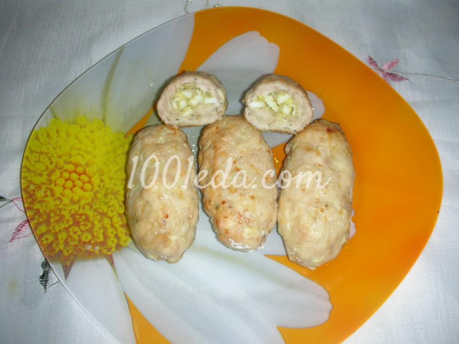Духовые куриные зразы с яйцом: рецепт с пошаговым фото - Шаг №11