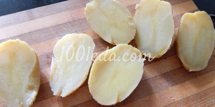 Фаршированные лодочки из картофеля: рецепт с пошаговым фото - Шаг №1