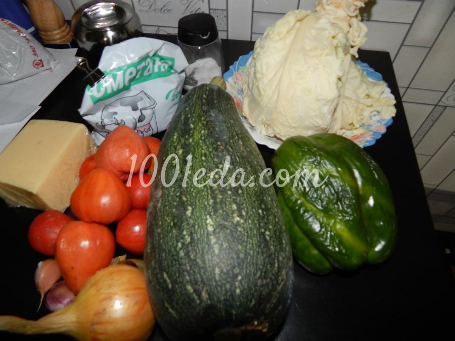 Фаршированный овощами кабачок: рецепт с пошаговым фото - Шаг №1