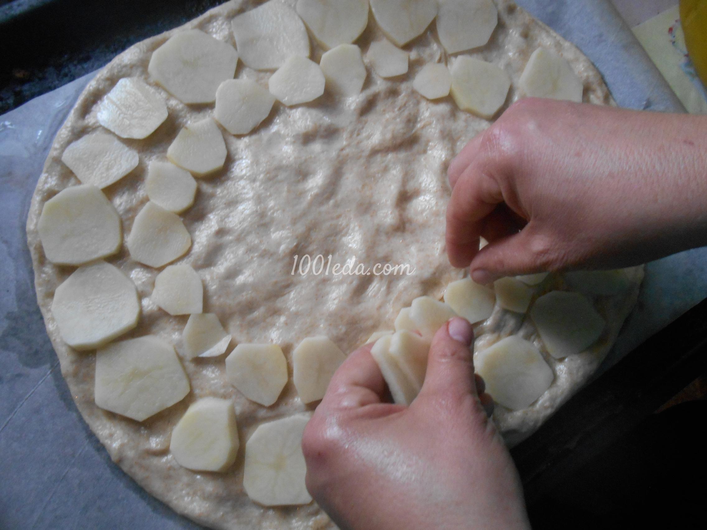 Фокачча с картофелем и травами: рецепт с пошаговым фото - Шаг №12