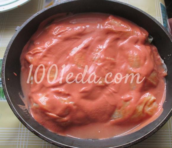 Голубцы под томатно-сливочным соусом: рецепт с пошаговым фото - Шаг №6