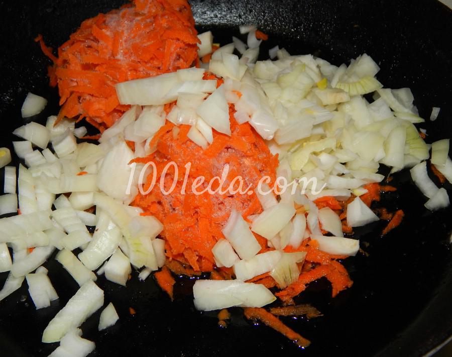 Горшочек с сюрпризом - тыква с мясом и фасолью: рецепт с пошаговым фото - Шаг №3