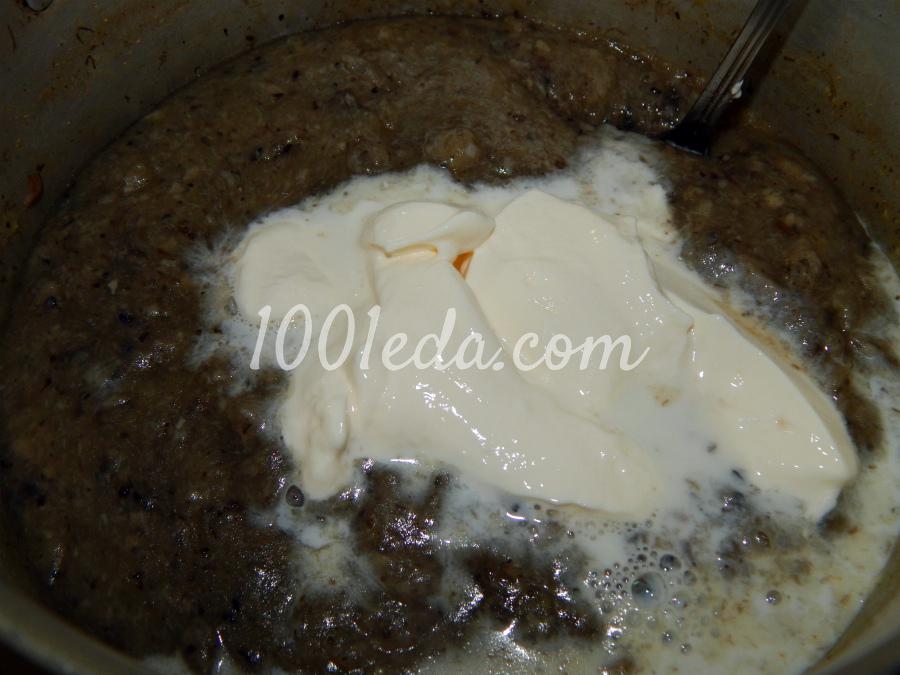 Грибной крем-суп с картофелем и домашними хлопьями: рецепт с пошаговым фото - Шаг №3