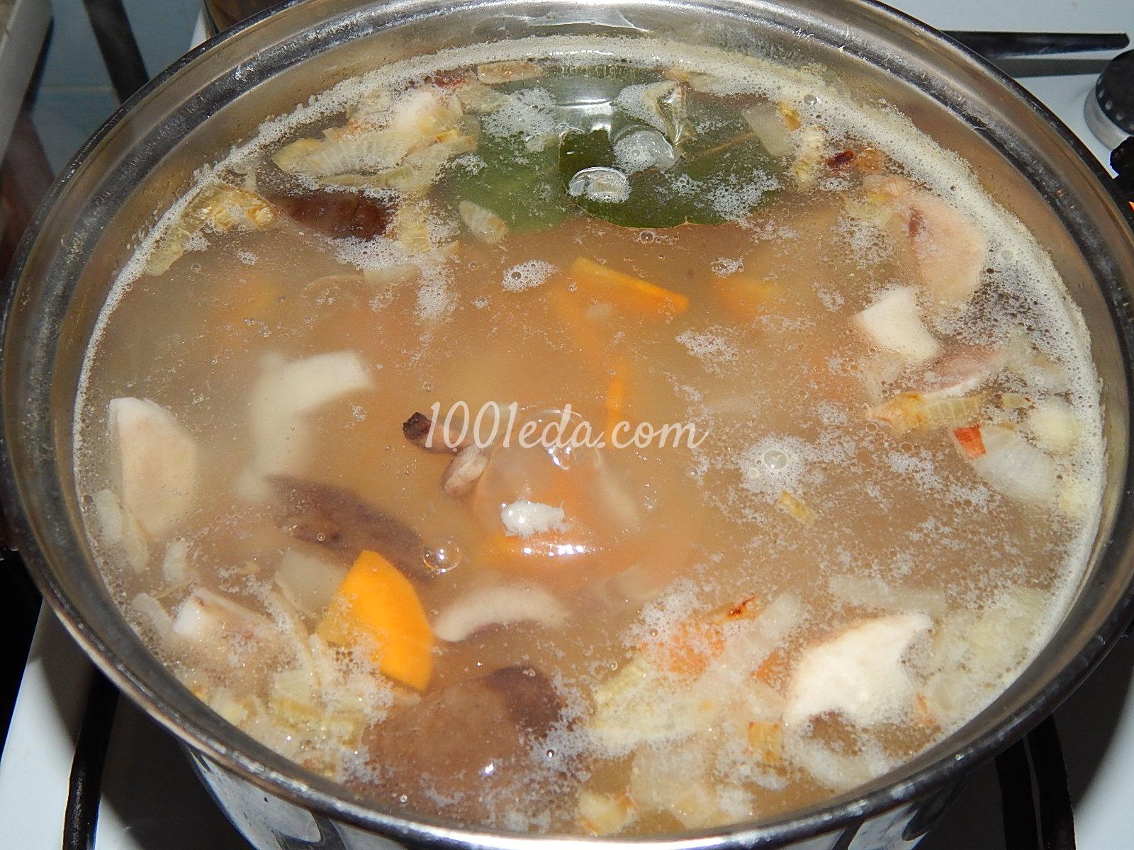 Грибной суп из лесных грибов: рецепт с пошаговым фото - Шаг №6