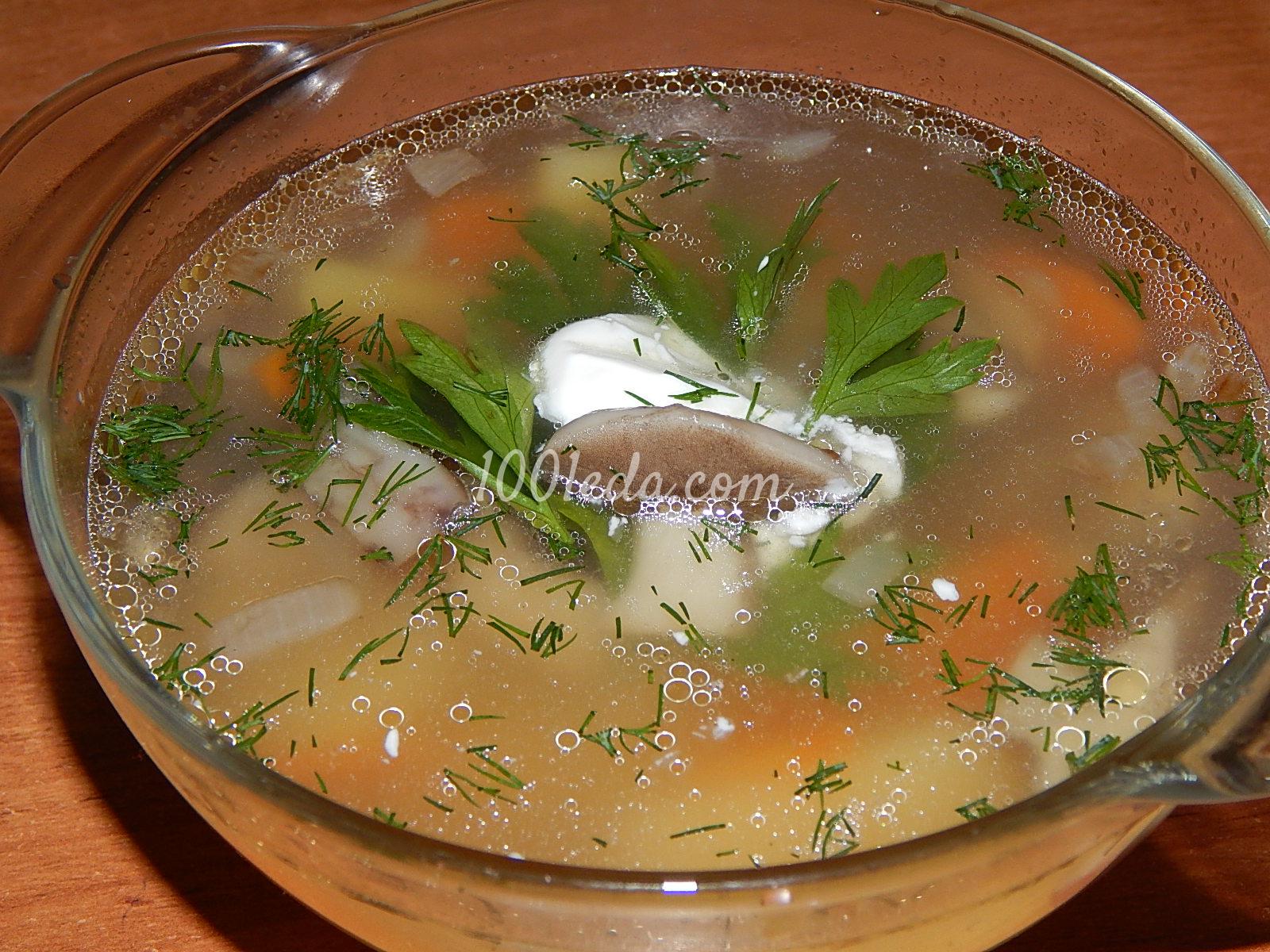Грибной суп из лесных грибов: рецепт с пошаговым фото - Шаг №7
