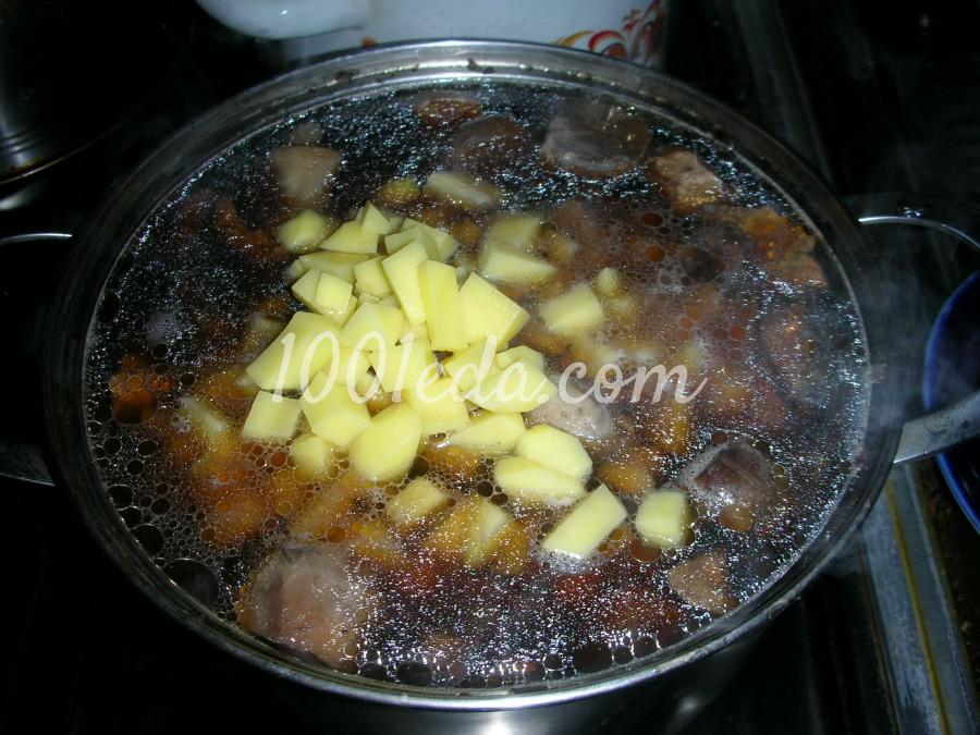 Грибной суп с индейкой: рецепт с пошаговым фото - Шаг №4