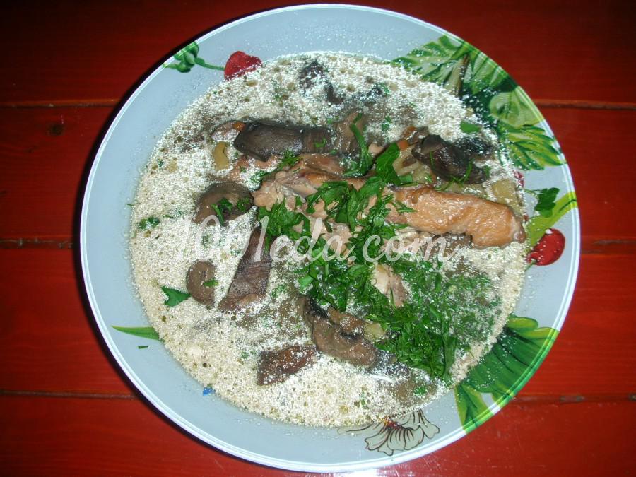 Грибной суп с индейкой: рецепт с пошаговым фото - Шаг №7