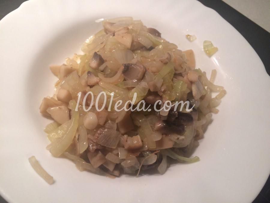 Гюльчехра (Гедлибже) с грибами: рецепт с пошаговым фото - Шаг №3